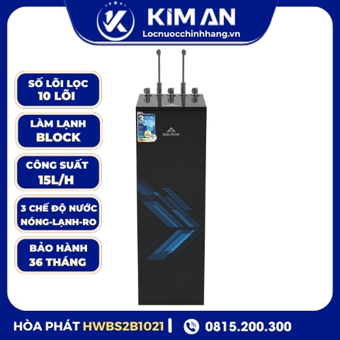Máy lọc nước RO nóng lạnh Hòa Phát HWBS2B1021