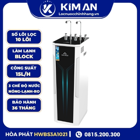 Máy lọc nước RO nóng lạnh Hòa Phát HWBS3A1021