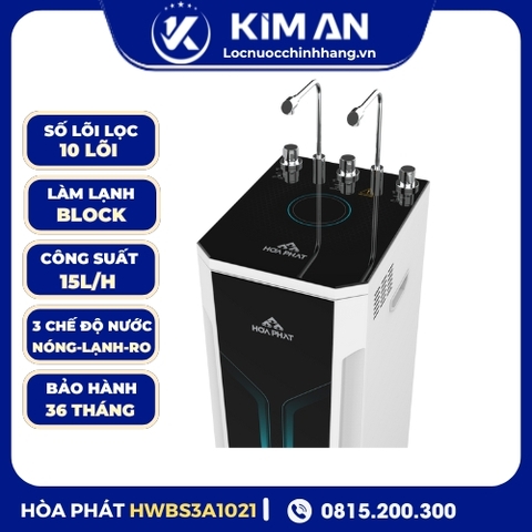 Máy lọc nước RO nóng lạnh Hòa Phát HWBS3A1021