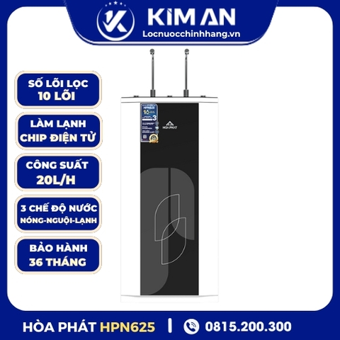 Máy lọc nước RO nóng nguội lạnh Hòa Phát HPN625