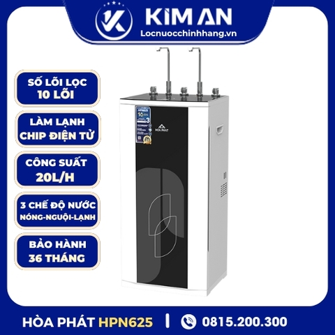 Máy lọc nước RO nóng nguội lạnh Hòa Phát HPN625