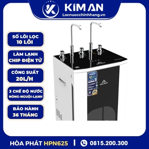 Máy lọc nước RO nóng nguội lạnh Hòa Phát HPN625