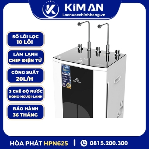 Máy lọc nước RO nóng nguội lạnh Hòa Phát HPN625