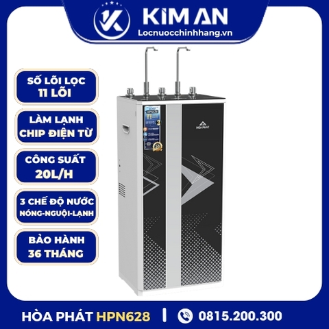 Máy lọc nước RO nóng nguội lạnh Hòa Phát HPN628