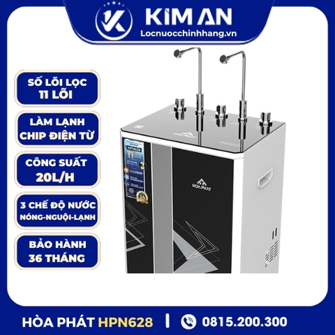 Máy lọc nước RO nóng nguội lạnh Hòa Phát HPN628