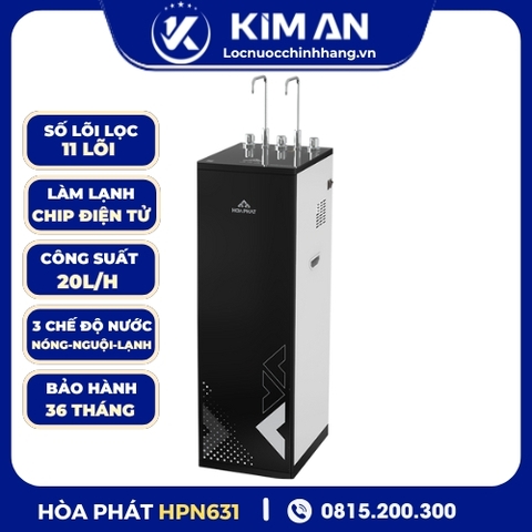 Máy lọc nước RO nóng nguội lạnh Hòa Phát HPN631
