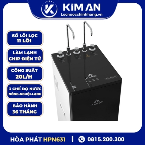Máy lọc nước RO nóng nguội lạnh Hòa Phát HPN631