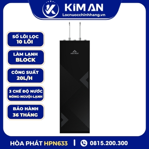 Máy lọc nước RO nóng nguội lạnh Hòa Phát HPN633