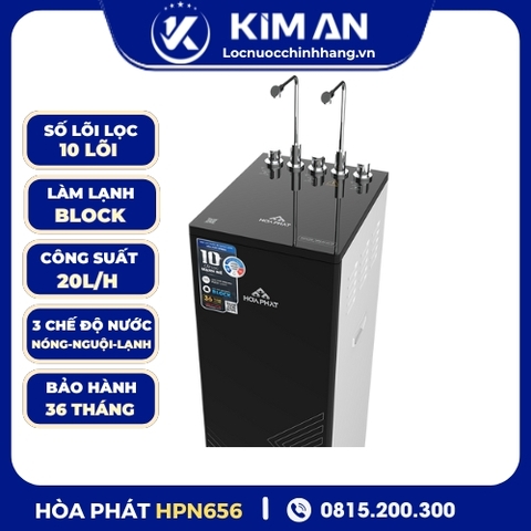 Máy lọc nước RO nóng nguội lạnh Hòa Phát HPN656