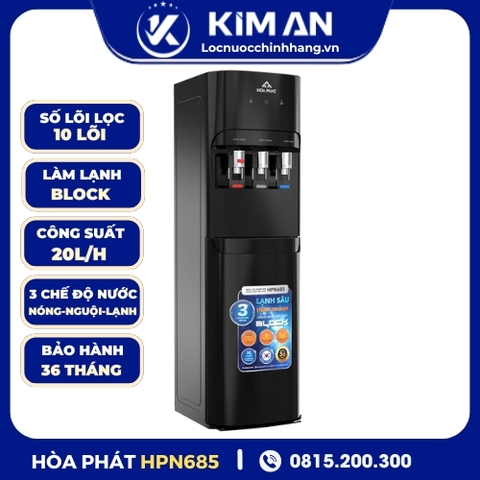 Máy lọc nước RO nóng nguội lạnh Hòa Phát HPN685