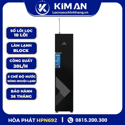 Máy lọc nước RO nóng nguội lạnh Hòa Phát HPN692