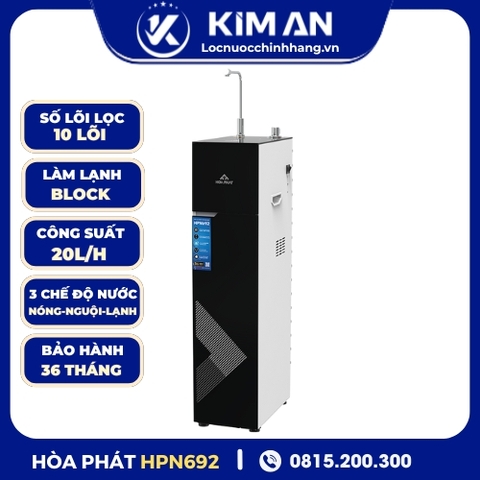 Máy lọc nước RO nóng nguội lạnh Hòa Phát HPN692