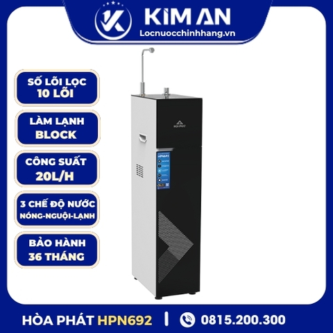 Máy lọc nước RO nóng nguội lạnh Hòa Phát HPN692