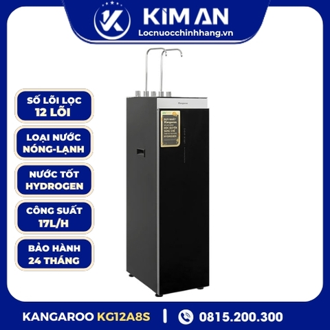 Máy lọc nước RO nóng lạnh Hydrogen Kangaroo KG12A8S