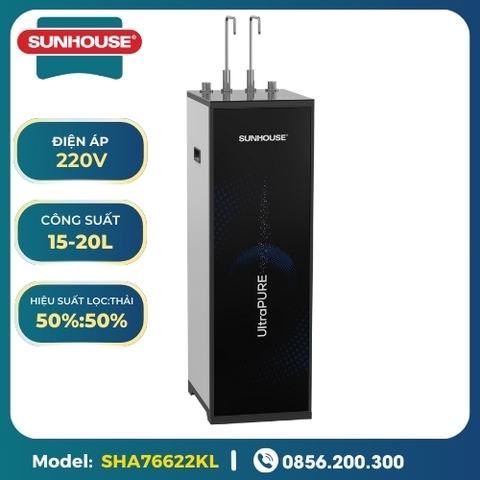 Máy Lọc Nước SUNHOUSE Nóng-Lạnh-RO UltraPURE SHA76622KL
