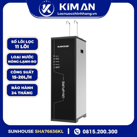 MÁY LỌC NƯỚC RO UltraPURE SUNHOUSE 11 LÕI SHA76636KL