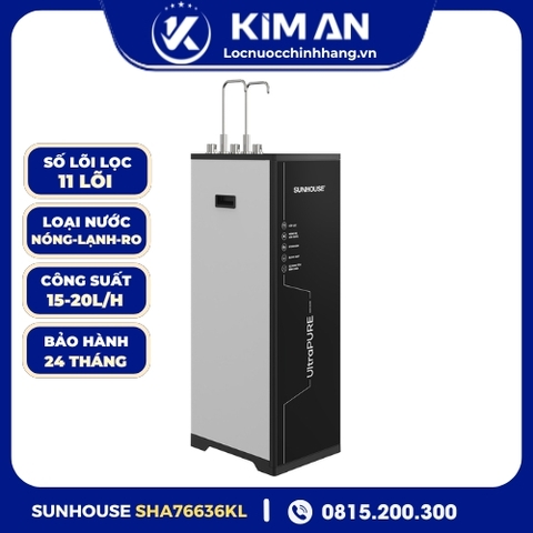 MÁY LỌC NƯỚC RO UltraPURE SUNHOUSE 11 LÕI SHA76636KL