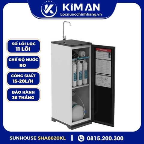 MÁY LỌC NƯỚC RO UltraPURE SUNHOUSE 11 LÕI SHA8820KL