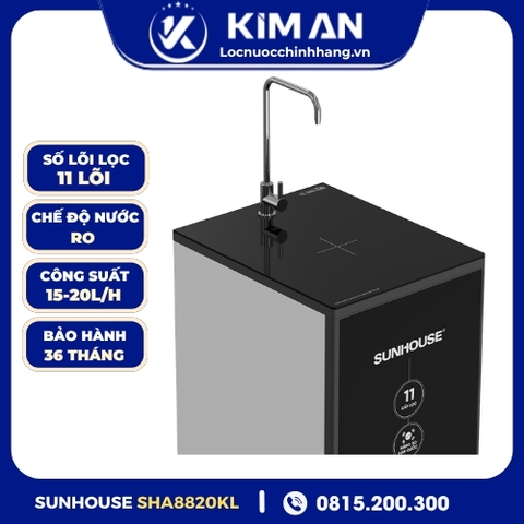 MÁY LỌC NƯỚC RO UltraPURE SUNHOUSE 11 LÕI SHA8820KL