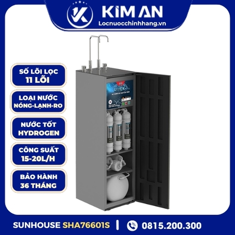 Máy Lọc Nước SUNHOUSE Nóng-Lạnh-RO 11 Lõi UltraPURE SHA76601S