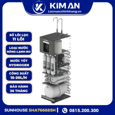 MÁY LỌC NƯỚC RO UltraX SUNHOUSE 11 LÕI SHA76688SH