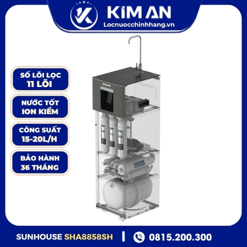 MÁY LỌC NƯỚC RO UltraX SUNHOUSE 11 LÕI SHA8858SH