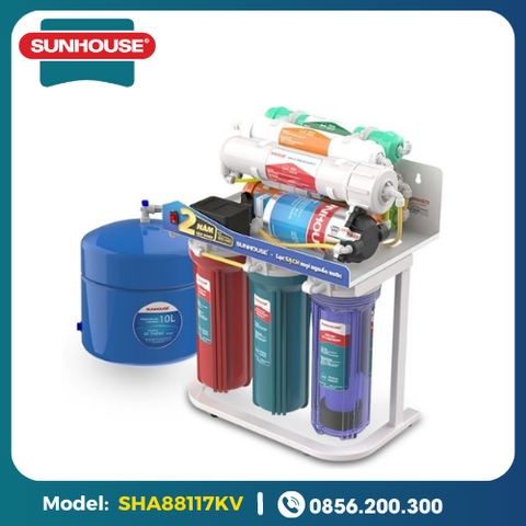 Máy lọc nước R.O không vỏ SUNHOUSE 10 lõi SHA88117KV
