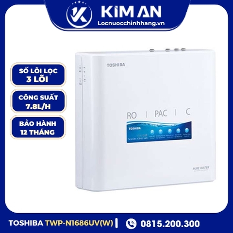 Máy Lọc Nước Tủ Bếp Toshiba TWP-N1686UV(W)