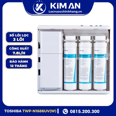 Máy Lọc Nước Tủ Bếp Toshiba TWP-N1686UV(W)