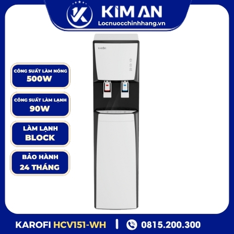 Cây Nước Nóng Lạnh Karofi Hút Bình HCV151-WH