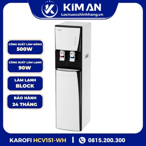 Cây Nước Nóng Lạnh Karofi Hút Bình HCV151-WH
