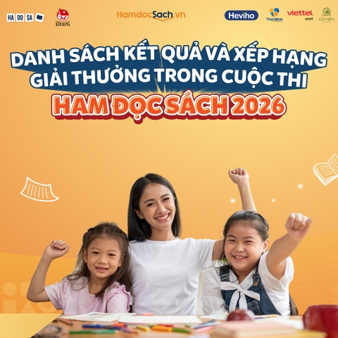 CÔNG BỐ KẾT QUẢ CUỘC THI HAM ĐỌC SÁCH TOÀN QUỐC 2026