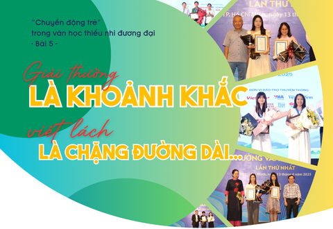 “Chuyển động trẻ” trong văn học thiếu nhi đương đại - Bài 5: Giải thưởng là khoảnh khắc, viết lách là chặng đường dài