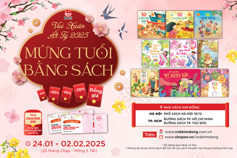 VUI XUÂN ẤT TỴ - MỪNG TUỔI BẰNG SÁCH