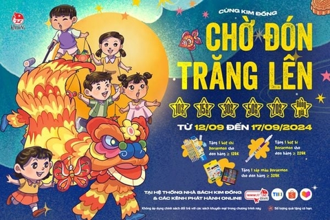 CÙNG KIM ĐỒNG CHỜ ĐÓN TRĂNG LÊN