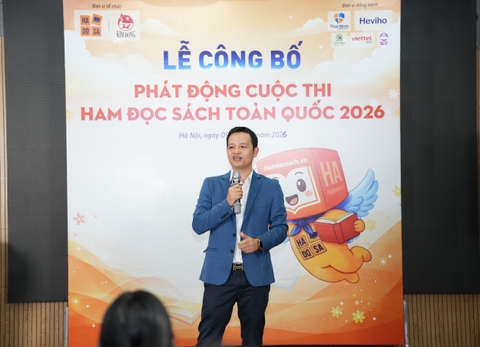 Cuộc thi “Ham đọc sách toàn quốc 2026” có tổng giá trị giải thưởng 1 tỷ đồng