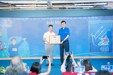 Lễ trao giải Cuộc thi Sáng tác tranh cổ động, tuyên truyền Đại hội Đoàn toàn quốc lần thứ XIII