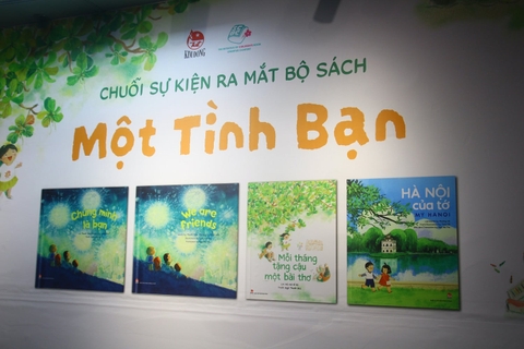 Bộ sách tranh đưa các độc giả nhỏ khám phá vẻ đẹp lấp lánh của tình bạn
