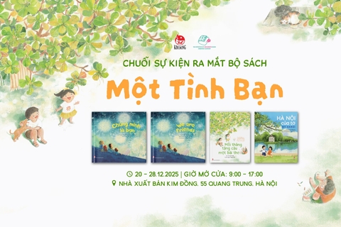 Ra mắt bộ sách “Một tình bạn”: Vẻ đẹp lấp lánh của tình bạn qua sách tranh thiếu nhi