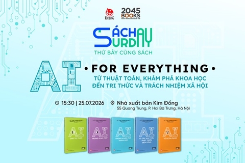 Sách-urday - Thứ Bảy cùng sách: AI for Everything: Từ thuật toán, khám phá khoa học đến tri thức và trách nhiệm xã hội