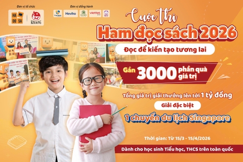 Cuộc thi đọc sách trực tuyến Ham Đọc Sách 2026 – Hành trình lan tỏa văn hóa đọc