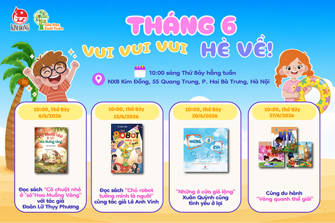 Góc đọc Cuối tuần - Tháng 6: Vui vui vui hè về!