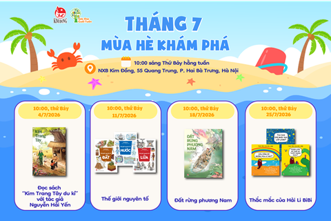 Góc đọc Cuối tuần – Tháng 7: Mùa Hè Khám Phá