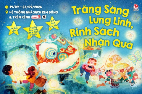 TRĂNG SÁNG LUNG LINH, RINH SÁCH NHẬN QUÀ