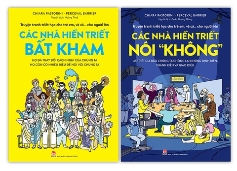 Combo - Truyện tranh triết học cho trẻ em, và cả… cho người lớn (2 cuốn)