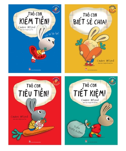 Combo Thu chi vào ra, bé cũng rành nha! (4 cuốn)