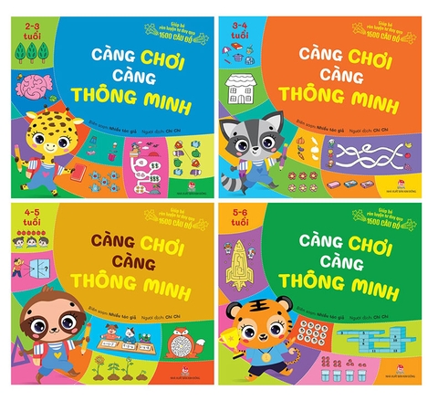 Combo Càng chơi càng thông minh (4 cuốn)