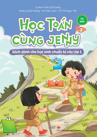 Combo Học Toán cùng Jenny - Sách dành cho học sinh chuẩn bị vào lớp 1 - Bộ Cơ bản (4 cuốn)
