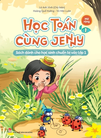 Combo Học Toán cùng Jenny - Sách dành cho học sinh chuẩn bị vào lớp 1 - Bộ Mở rộng (4 cuốn)