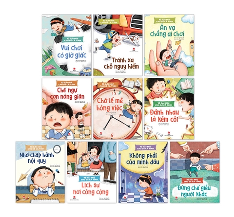 Combo 10 bài học cho bé cá tính (10 cuốn)
